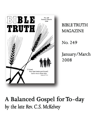 Bible Truth Magazine No. 249 articles
